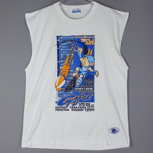 일본 농구 져지 프린트 티셔츠